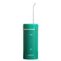 佳禾美电动冲牙器洗牙机家用便携式水牙线超声波洁牙正畸牙齿缝清洁牙垢牙结石去除神器口腔护理礼物 湖绿[喷嘴*4+漱口水]