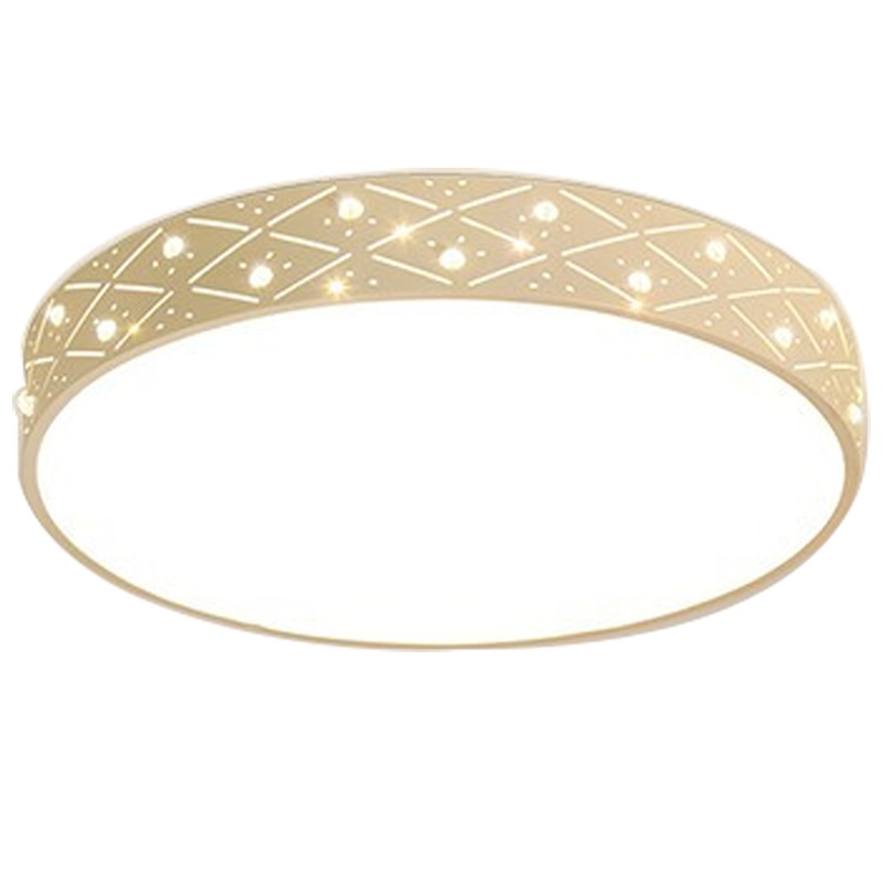 环森灯具简约现代led吸顶灯圆形创意个性餐厅灯卧室灯温馨浪漫主卧房间灯饰灯具