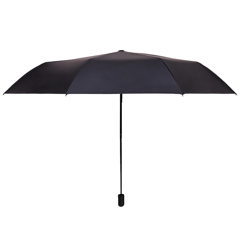 天堂伞33672E 梦幻森林 晴雨两用折叠伞黑胶遮阳伞雨伞晴雨伞三折伞 黑色 (单位:件)