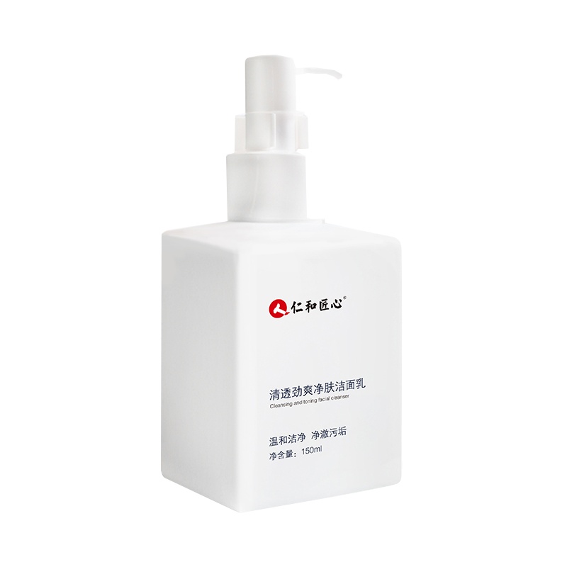 仁和清透劲爽净肤洁面乳150ml