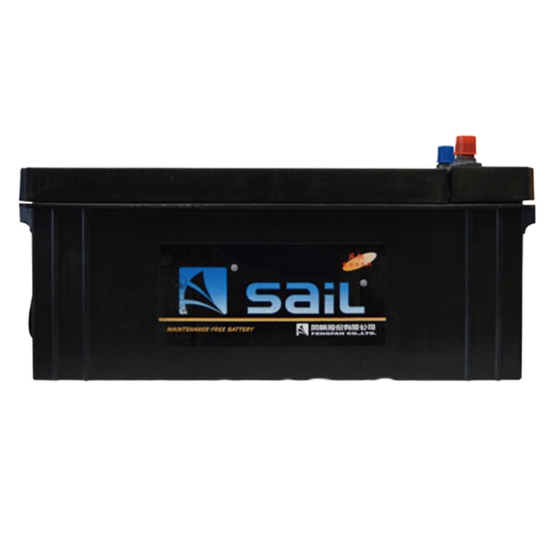 风帆 SAIL 6-QW-195 汽车免维护电瓶蓄电池 12V 大型货车轻卡重卡大巴叉车工程发电机组