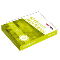 得力（deli）a4纸打印白纸复印纸70g办公用打印纸整箱 A4 70克 白色(2500张) 33128