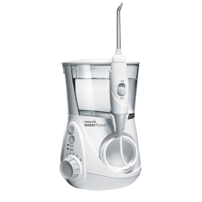 洁碧(Waterpik)冲牙器560 家用洗牙器水牙线便携式洁牙器清洁器水瓶座 WP-660- 白色(无需变压器)