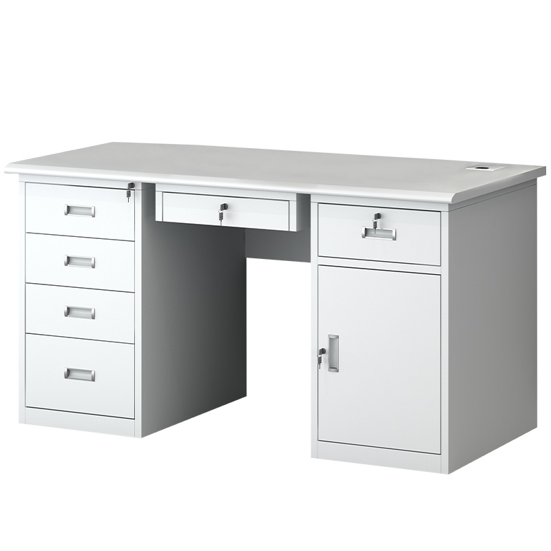 卓澳制办公桌财务桌工作台电脑桌五斗一门1400*700mm