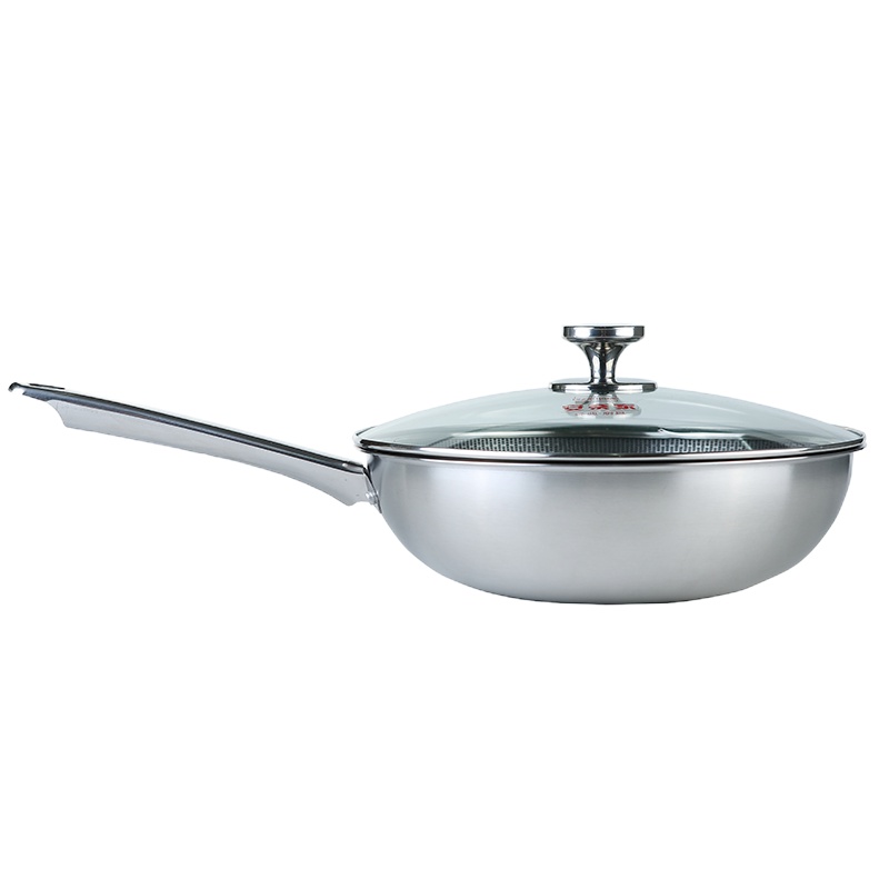 安奈家 菲尔德经典炒锅 汤锅两件套 ANJ-FE01激光蜂窝蚀刻技术