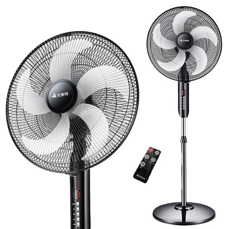 艾美特(Airmate)FSW52R五叶大风量遥控落地扇 家用静音节能电风扇