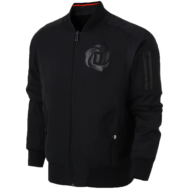 adidas阿迪达斯男子外套夹克篮球休闲运动服DP1861 L DP1861黑色
