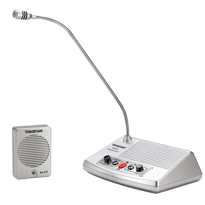 Takstar/得胜 DA-237 窗口对讲 售票窗口双向对讲柜台会议系统