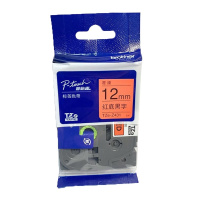 兄弟(brother)原装标签色带TZe-431 红底黑字12mm 色带/碳带