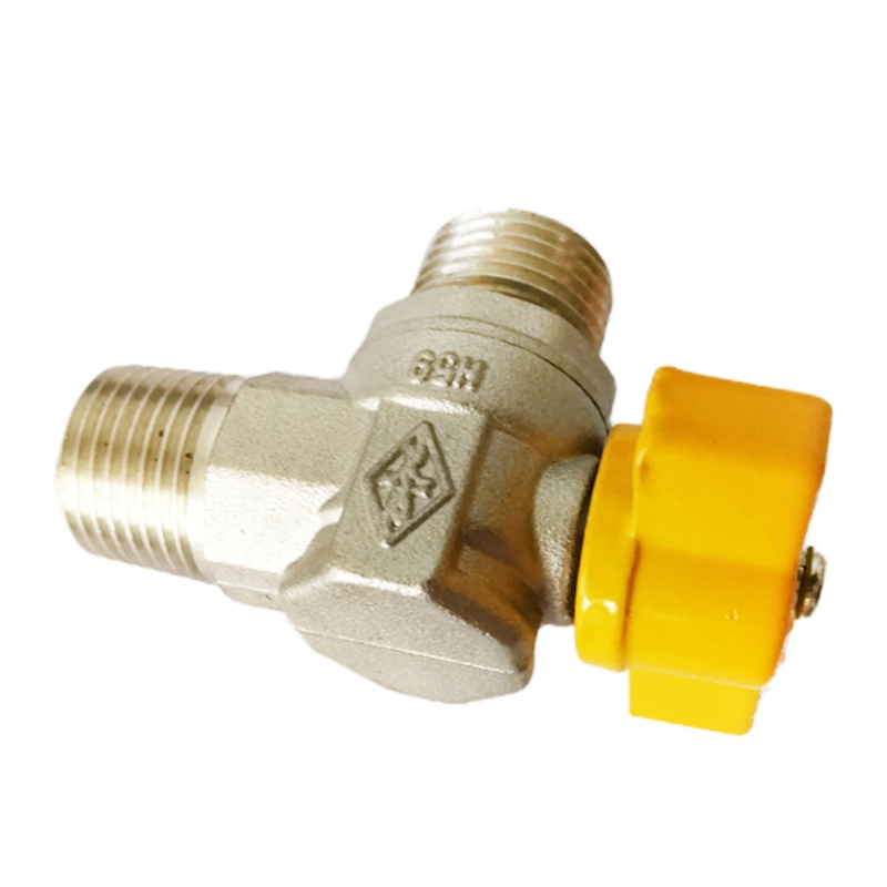 帮客材配杭州万全燃气角阀RQR-PN2/DN10J 4分外丝 铜镀铬100/件 一件起售