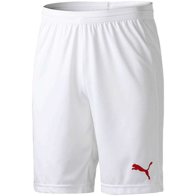PUMA彪马男运动足球短裤75444203 L 75444203彪马白+暗红