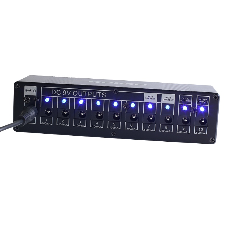 KOKKO 吉他单块效果器电源 单块效果器多路电源 适配器9V12V18V 乐器配件