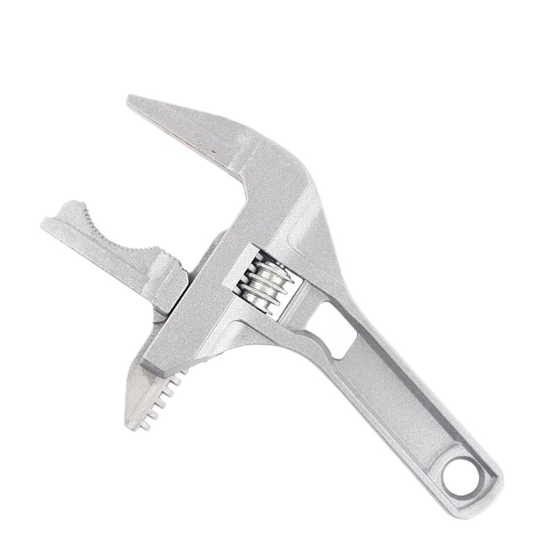 阿斯卡利(ASCARI)大开口扳手短柄短把活口扳手超大活动板手帮卫浴扳手工具 圆弧管活两用卫浴扳手