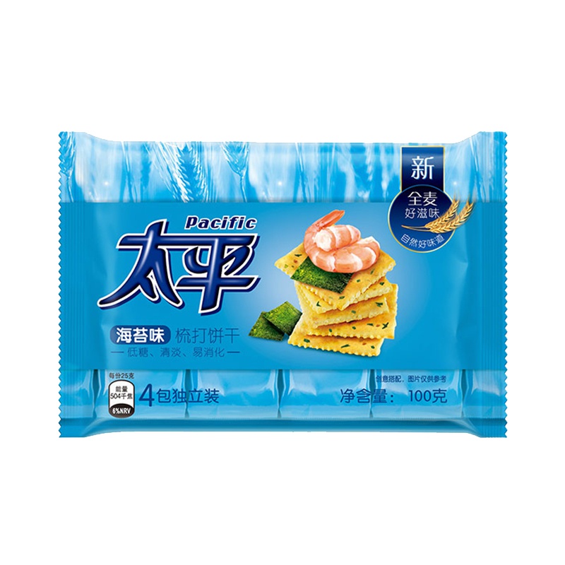 太平 梳打饼干 海苔口味100g
