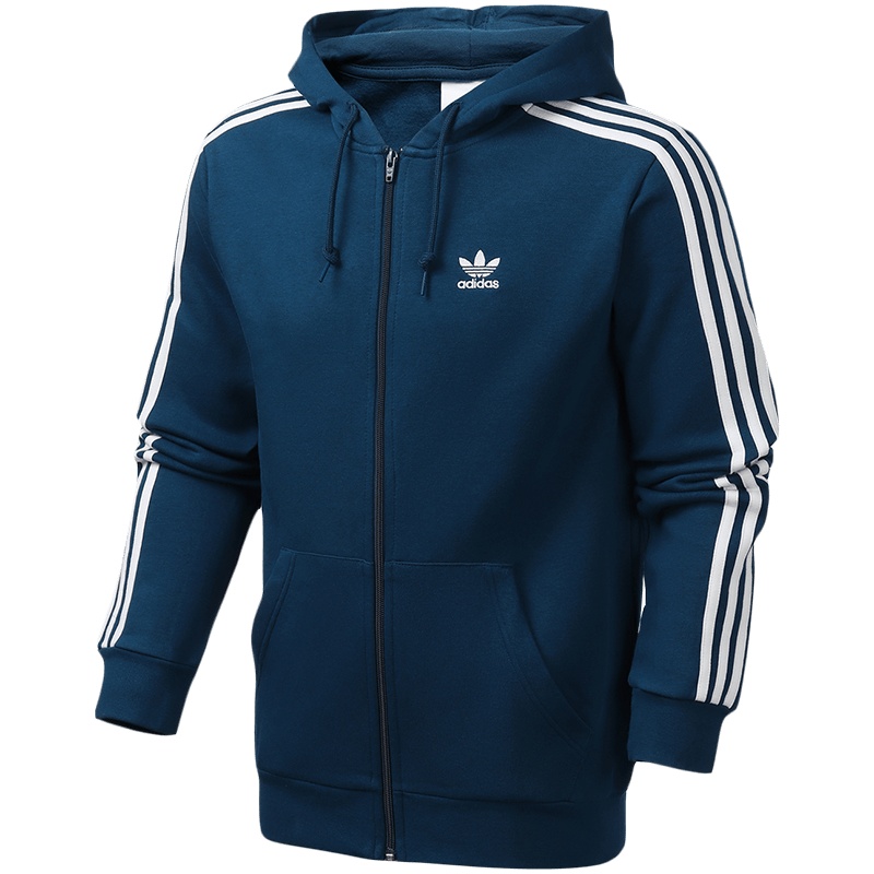 【自营】adidas阿迪达斯三叶草男装运动服休闲连帽卫衣DV1556