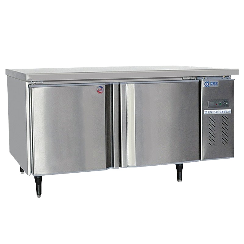 欧驰宝(OUCBOLL) 厨房不锈钢工作台 1.2米平冷冷藏冷冻切换 商用厨房操作台330升 冷柜冰柜