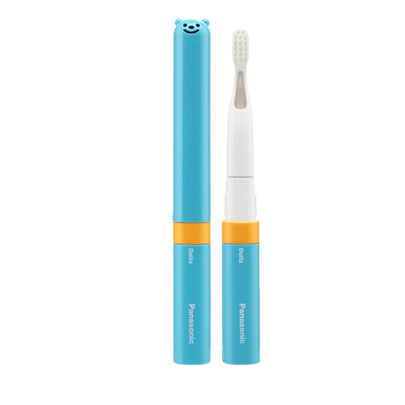松下(Panasonic)儿童电动牙刷宝宝声波震动干电池便携自动智能小孩软毛EW-DS32-A