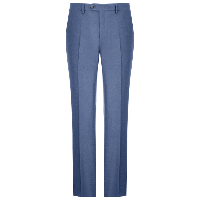 依文秋薄款舒适西裤 潮流纯色直筒修身商务休闲男西裤EB780432