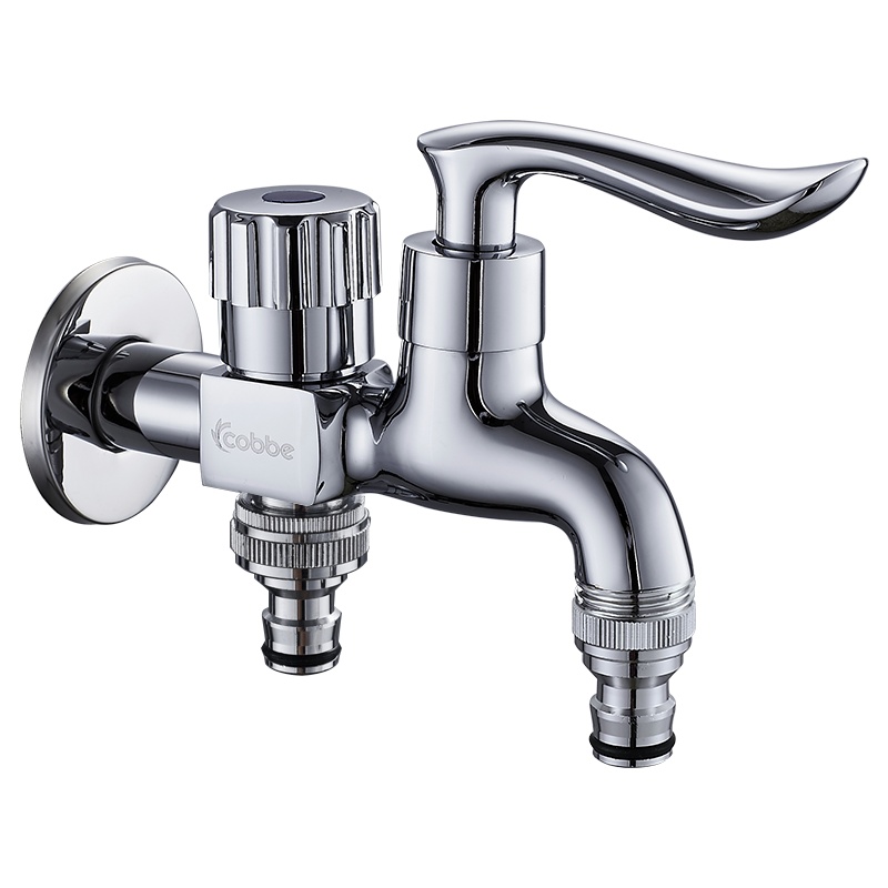 卡贝洗衣机水龙头一分二家用4分6拖把池一进二出双头单冷自来水嘴