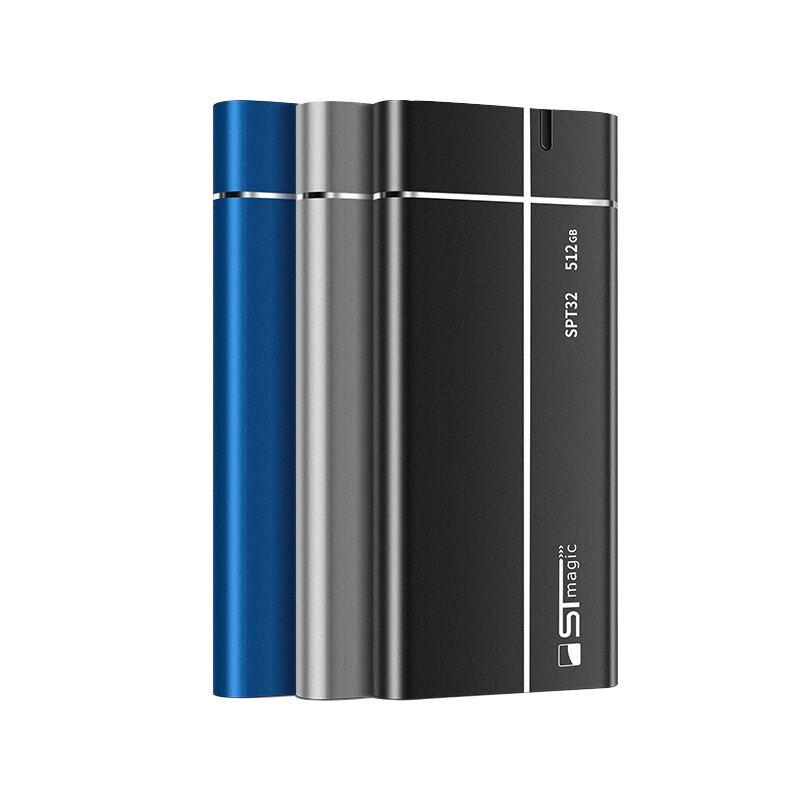 STmagic赛帝曼克 Type-c移动硬盘 手机电脑通用 SPT32 蓝色256GB