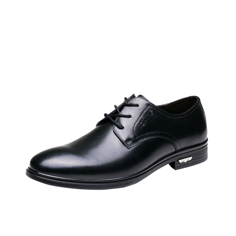 奥康男鞋带商务正装皮鞋低帮系带男士休闲鞋男单鞋