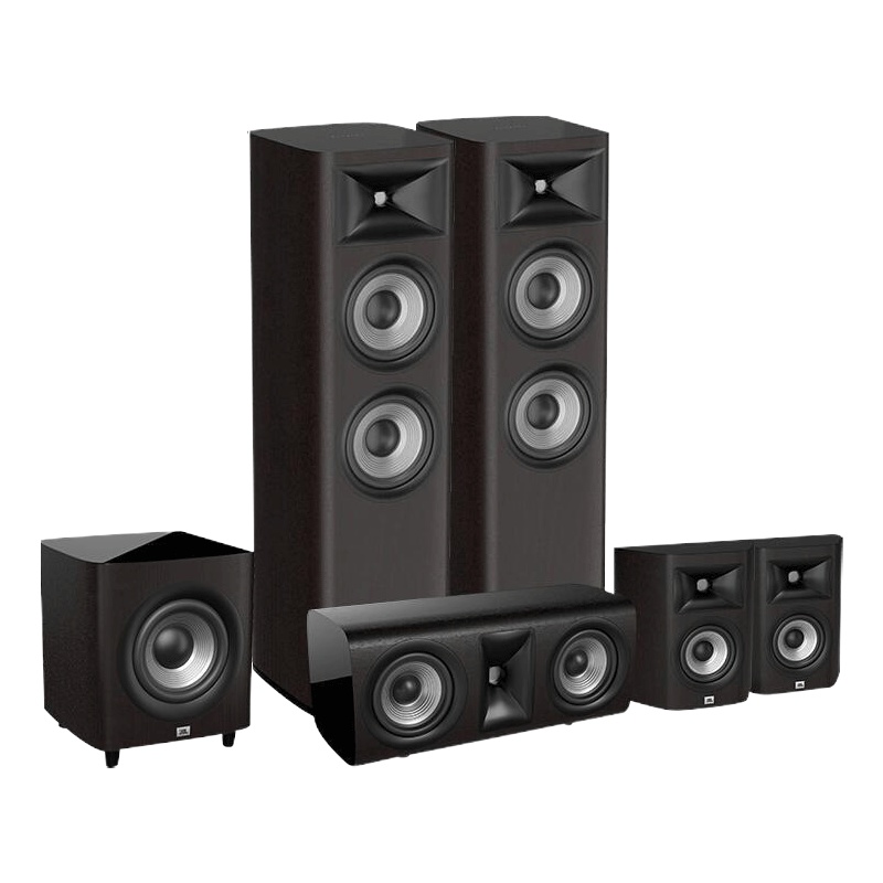 JBL STUDIO 690家庭影院音响套装音箱木质HIFI落地式重低音 JBL STUDIO 690 套装 黑色