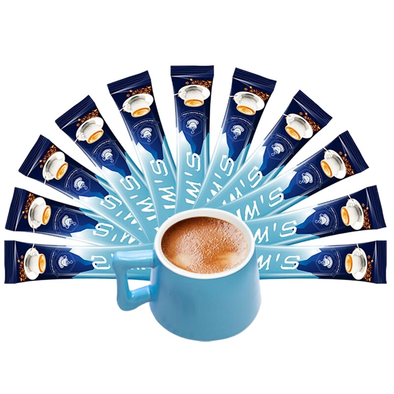 中粮 定制lims零涩蓝山风味速溶三合一咖啡固体饮料640g