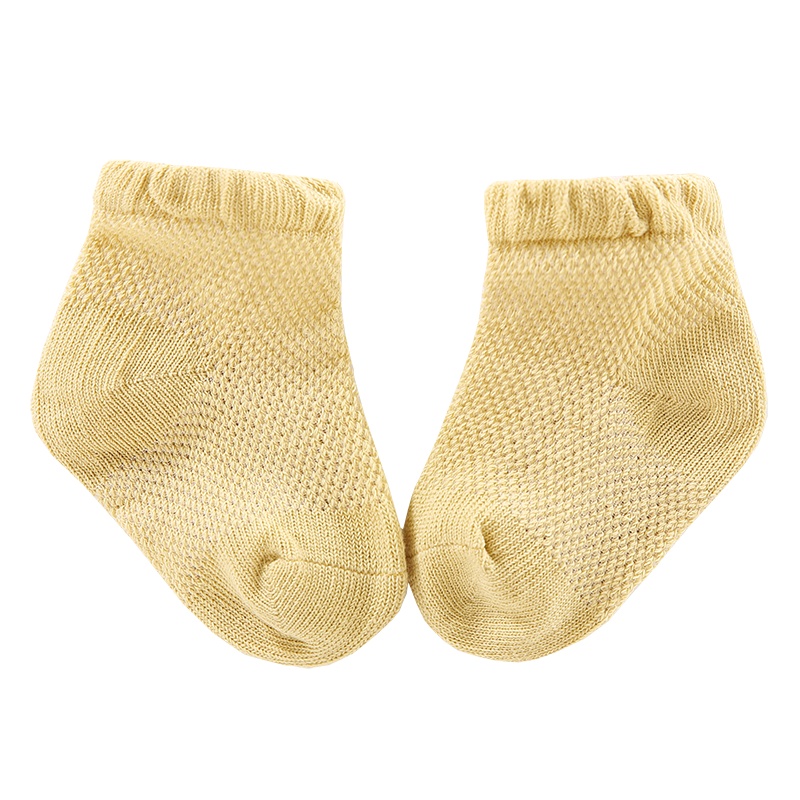 Aengbay 新生婴儿袜子初生婴幼儿夏季短袜纯棉宝宝可爱超萌小袜子