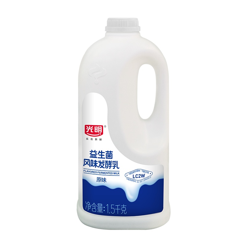 光明塑料桶装风味酸奶1.5kg