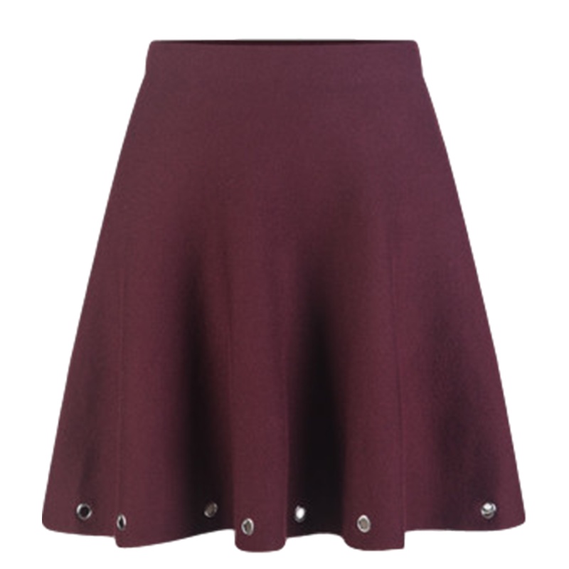 【福利款】拉夏贝尔冬款收腰a字裙中腰半身裙