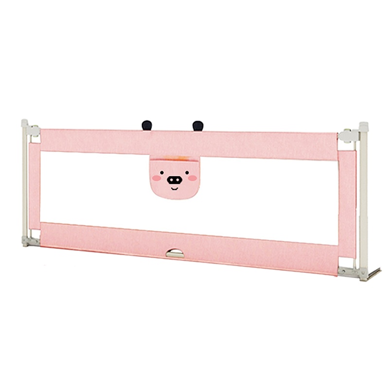 PAKEY婴儿童大床护栏床栏杆床边护栏床挡板宝宝床围栏防摔防掉垂直升降2米粉粉猪