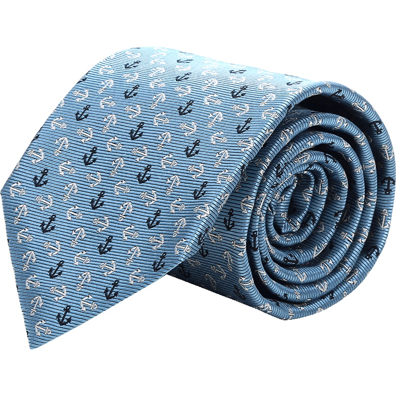 Ermenegildo Zegna 杰尼亚 男士印花图案丝质领带 Z5W06 1L8