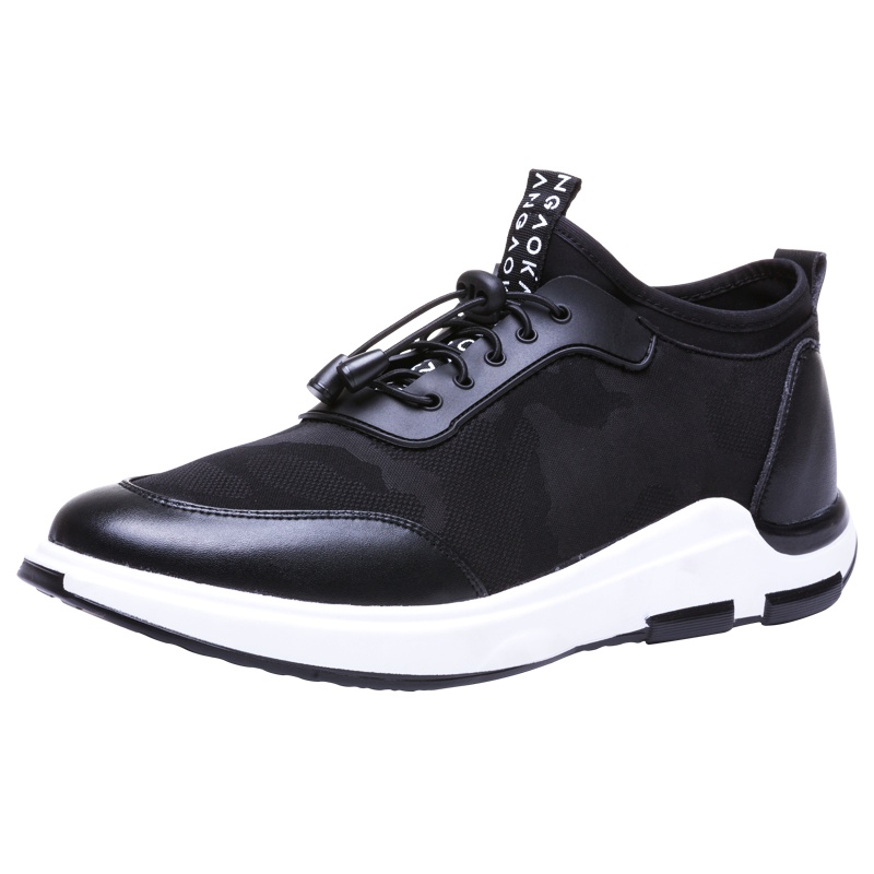 奥康男鞋内增高男士运动休闲鞋隐形增高鞋男6cm潮鞋