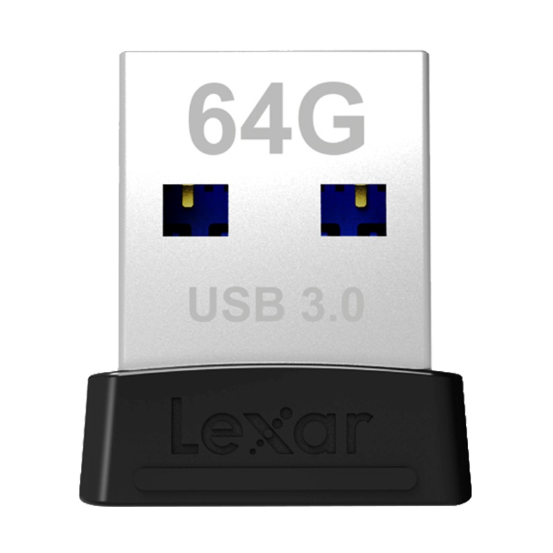 [免邮]雷克沙(Lexar) S47 64GB U盘迷你车载闪存盘 读100MB/s USB3.0电脑蓝色优盘 上海金童