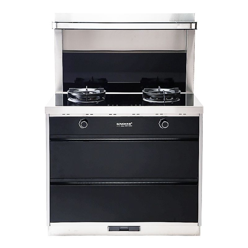 光芒(GOMON)DS900B(Y)厨房一体机 节省空间油烟机燃气灶消毒柜家用液化气集成灶