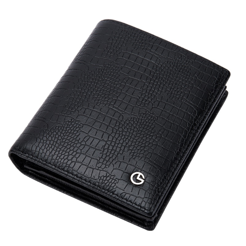 金利来（Goldlion）新款时尚男士票夹潮流男钱包竖款钱夹