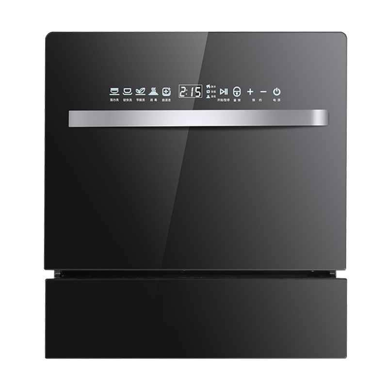 SAST/先科 全自动一体独立式嵌入式10套洗碗机消毒柜家用高温烘干臭氧消毒 MXM8(黑)