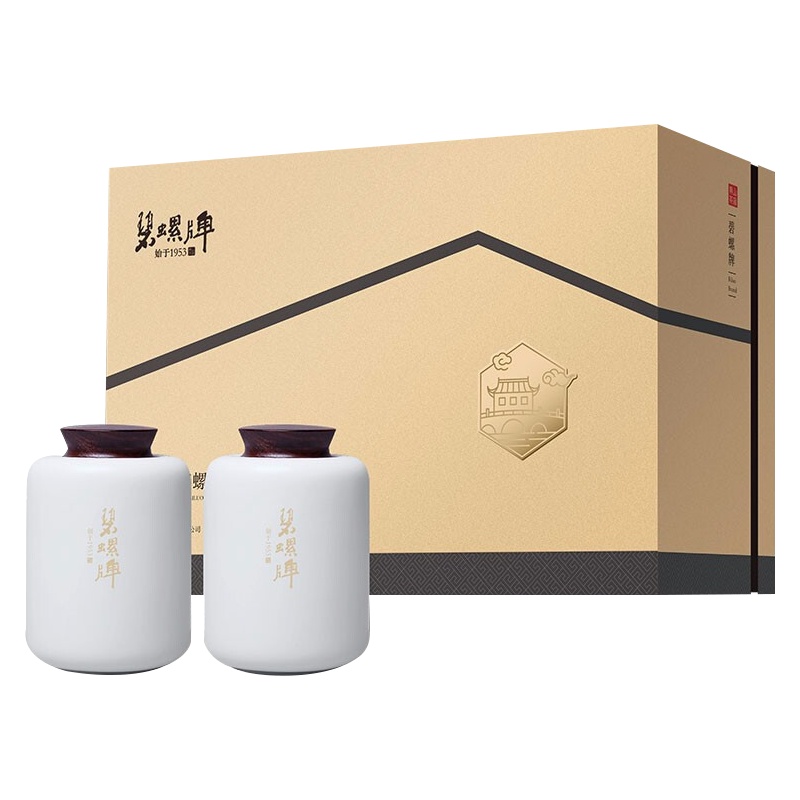 苏宁宜品自营碧螺牌上市碧螺春特级一等明前头采绿茶洞庭茶叶礼盒200g/盒中国制茶大师品牌,江苏老字号企业