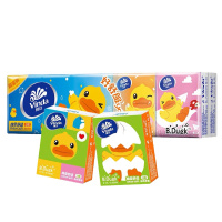 10包小鸭纸巾手帕纸三层创意迷你面巾纸小包餐巾纸1 10包体验装1