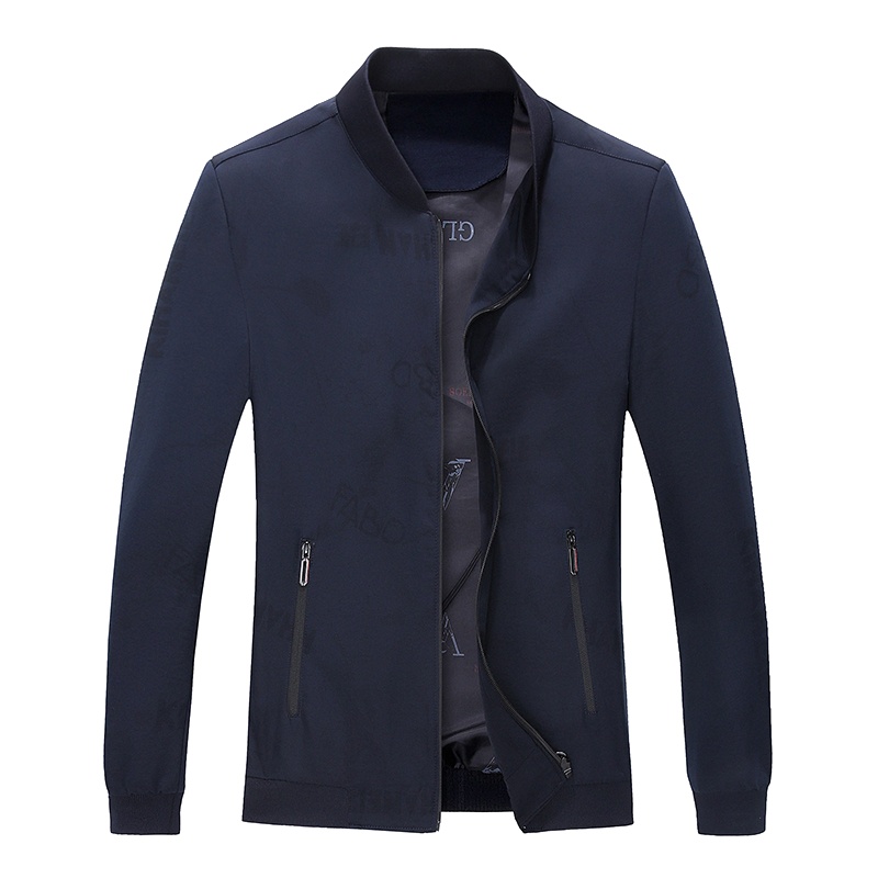 恒源祥男士夹克2020男秋季新款休闲棒球领夹克外套中青年外套