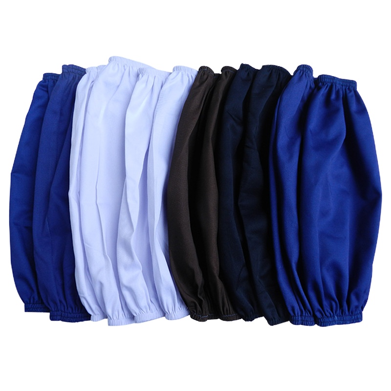 宏建 36*41*38cm 劳保牛仔布 纯棉防水白袖套套袖 10副起订