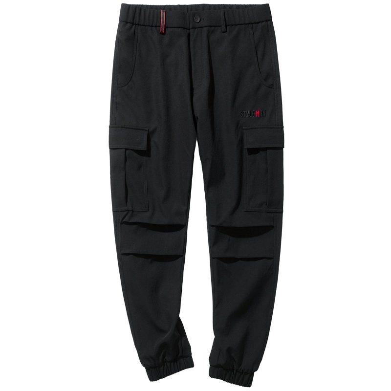 千纸鹤休闲裤男2019秋季新款时尚潮流舒适宽松速干束脚裤70226