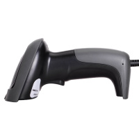 得力(deli)14880 一维码扫描枪扫码枪商品条码枪 有线USB即插即用(黑色) bd