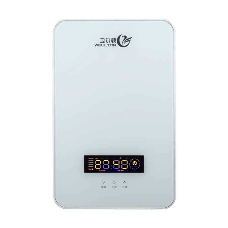 卫尔顿D3即热式恒温热水器家用洗澡淋浴壁挂式热水器钢化玻璃面板