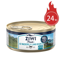 巅峰ZiwiPeak 马鲛鱼羊肉猫罐头85g*24罐