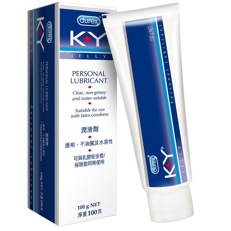 杜蕾斯(Durex) KY人体润滑剂100g 人体润滑液 男女高潮用液油 情侣系列 夫妻成人情趣性用品 进口K-Y