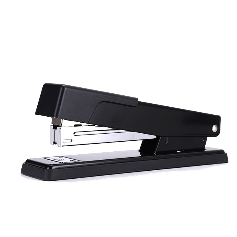 得力deli0360办公简约订书机轻松装订旋转钉板20页装订页数24/6黑色