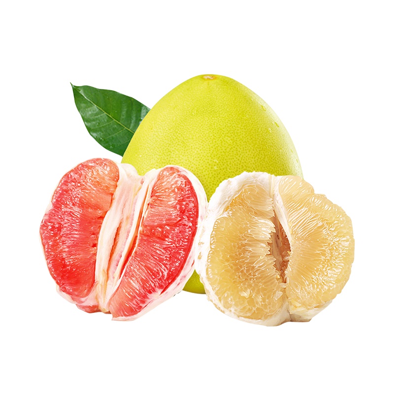 新鲜平和功夫蜜柚 红白双拼蜜柚 新鲜水果红肉白肉柚子2个装约5斤 当季孕妇应季水果