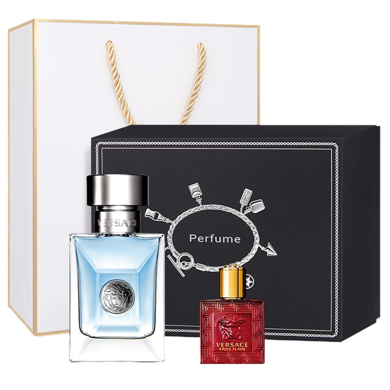 [虞书欣亲选 正品保障]VERSACE范思哲 同名经典男士淡香水礼盒套装 30ml+5ml(限量版)