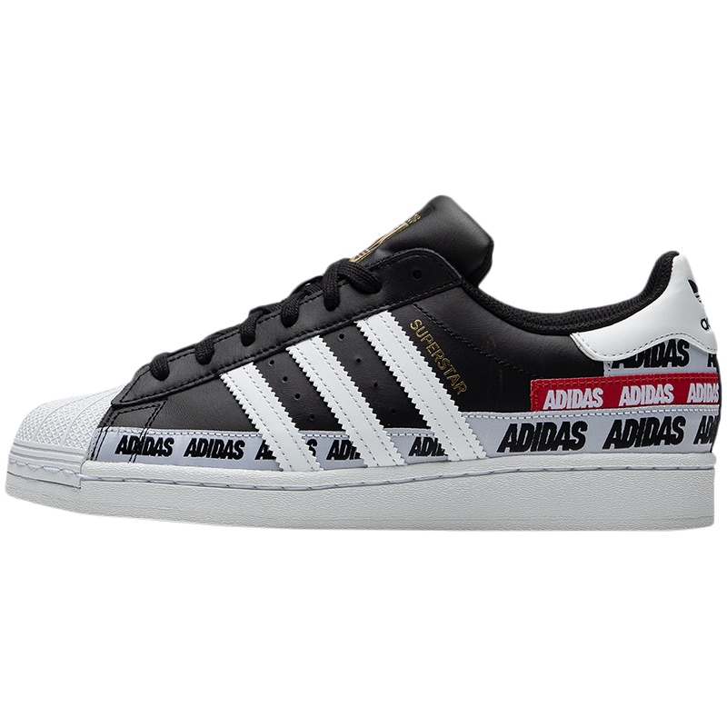 阿迪达斯三叶草男鞋板鞋贝壳头串标休闲运动鞋FX5559